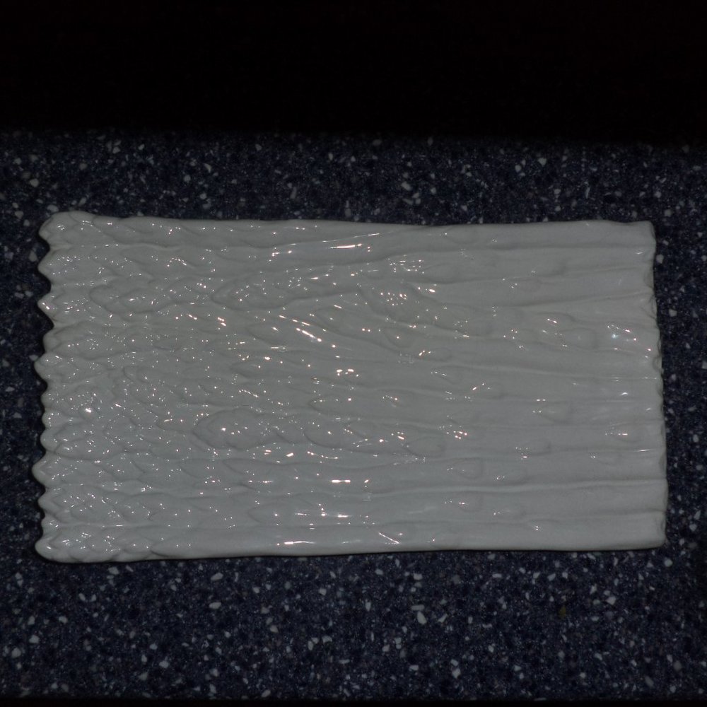 EVERYDAY white asparagus serving plate
